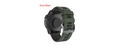 22mm 26mm Rubber Watchband Silicone Easyfit Strap For Garmin Fenix  6 Pro 6X Pr Fenix 3 HR Forerunner 935